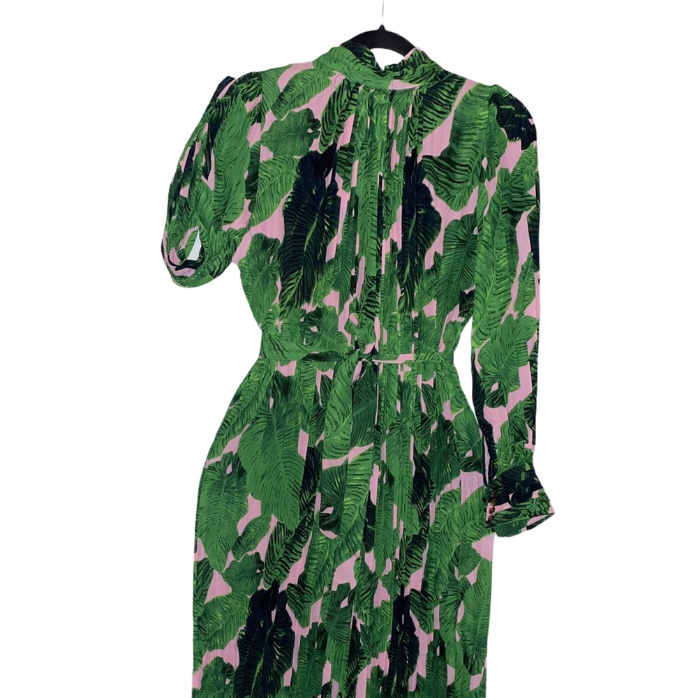 Floral Dress pink & money green...💚💗gorgeous